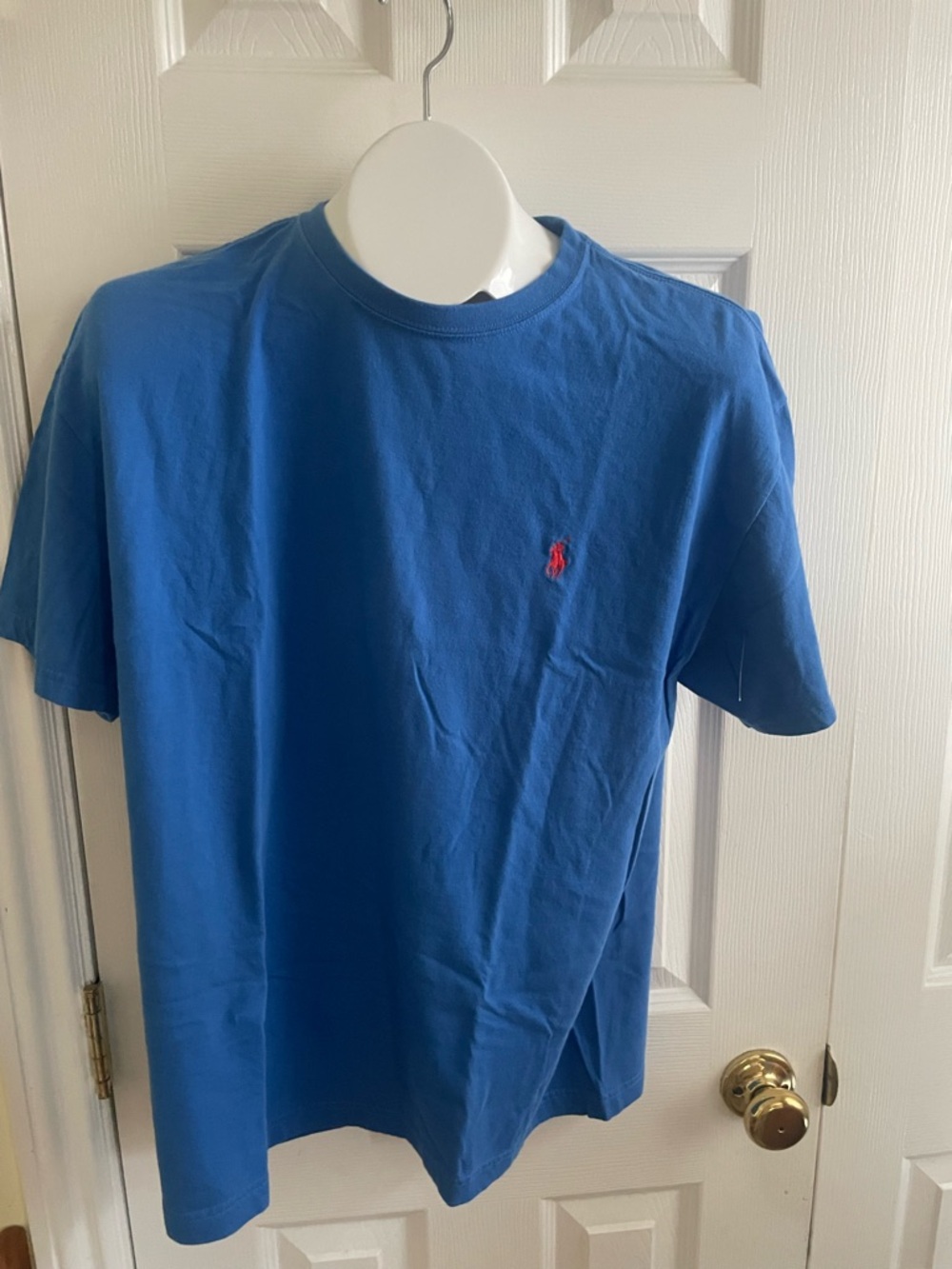 Ralph Lauren Short Sleeve Crew Tee in Royal Blue RL Logo ( Medium)